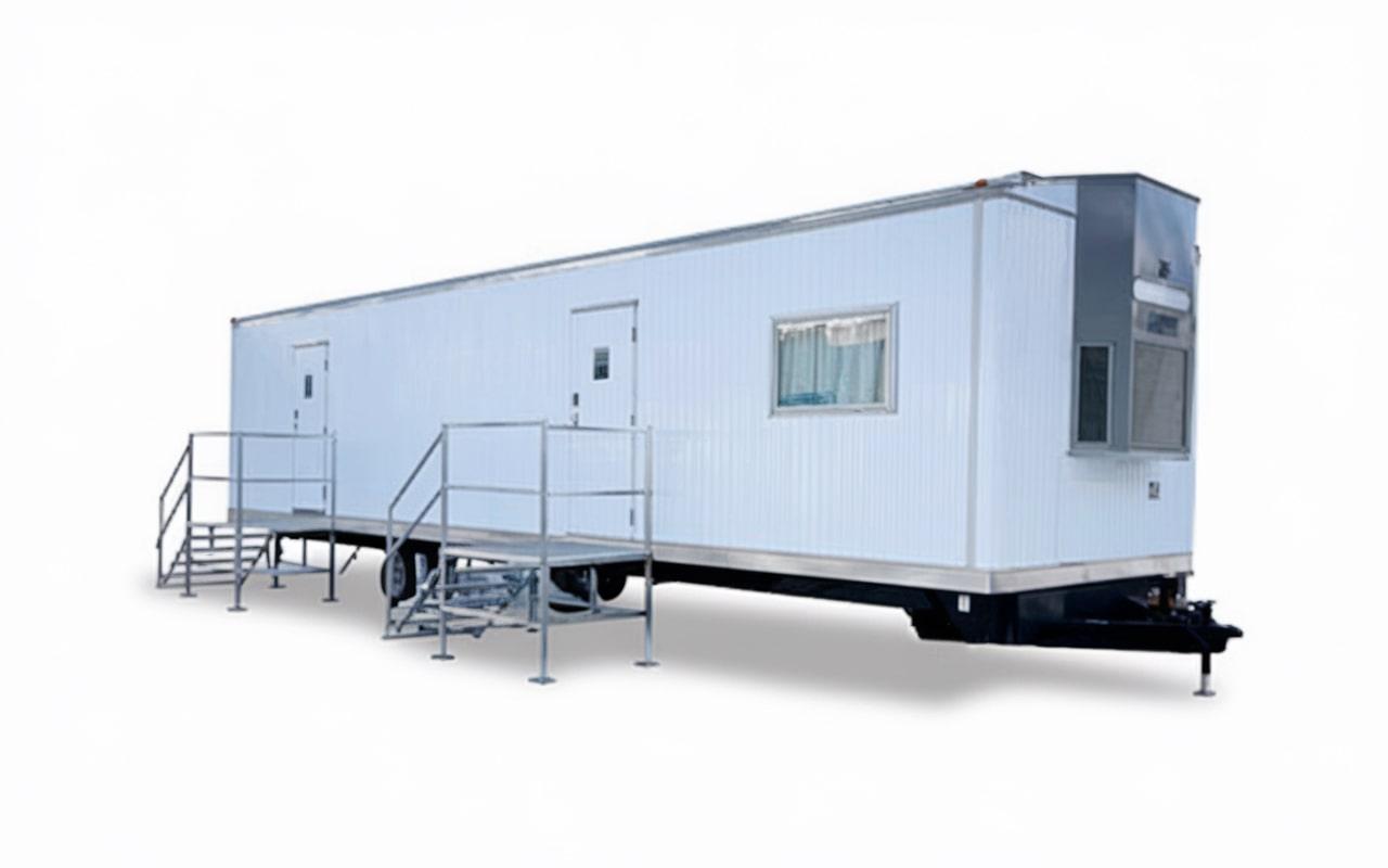 office trailers are built with sustainable materials and can be equipped with energy-efficient features